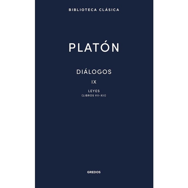 Imagem 0 de Diálogos IX. Leyes (Libros VII-XII) (Capa dura)