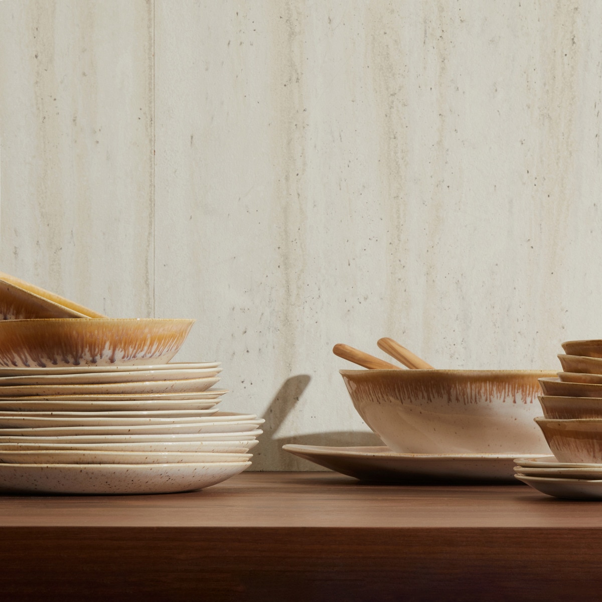 Prato de Pão Amber Creme-7