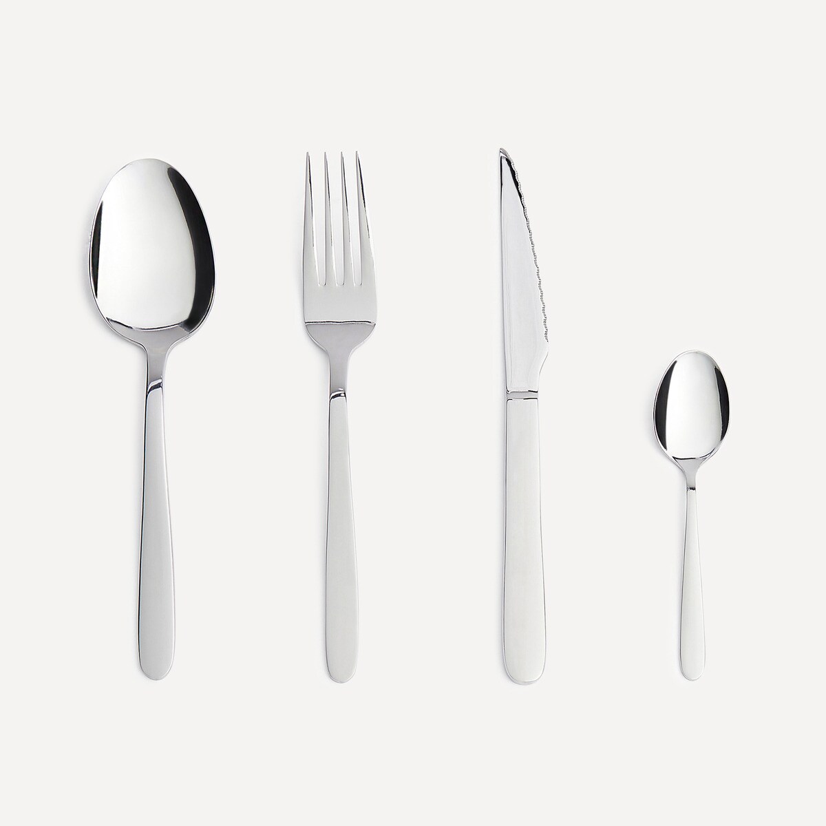 Cubertería de 24 piezas Nuestro Mejor Precio - El Corte Inglés Acero-1