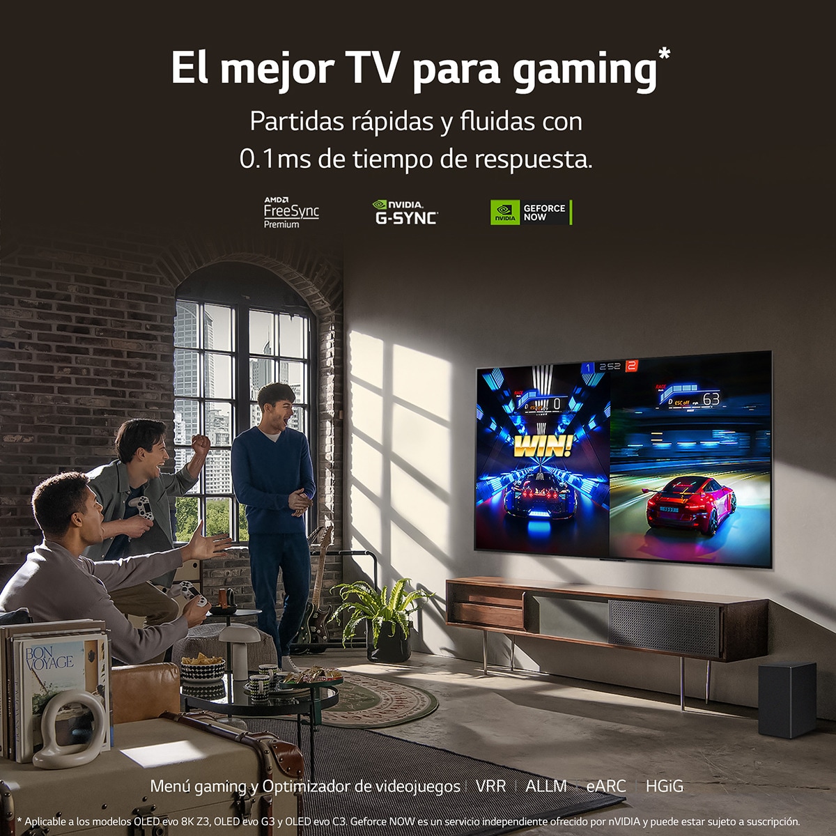 TV OLED 210 cm (83") LG OLED83C36LA evo 4K, Dolby Vision/Dolby ATMOS, Smart TV webOS23 Plata oscuro-12