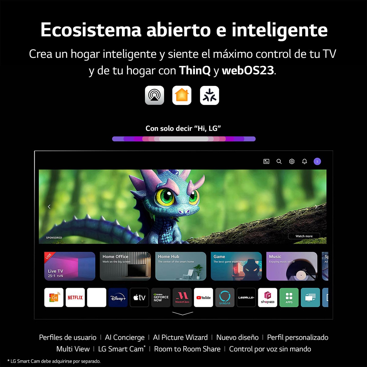 TV OLED 210 cm (83") LG OLED83C36LA evo 4K, Dolby Vision/Dolby ATMOS, Smart TV webOS23 Plata oscuro-13