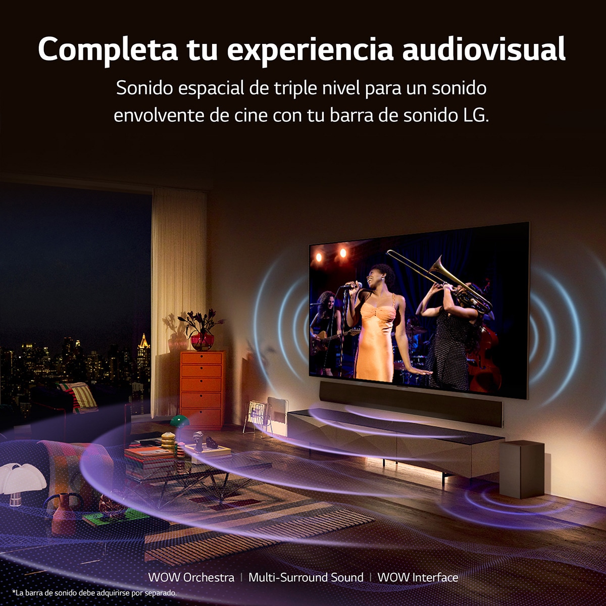 TV OLED 210 cm (83") LG OLED83C36LA evo 4K, Dolby Vision/Dolby ATMOS, Smart TV webOS23 Plata oscuro-14