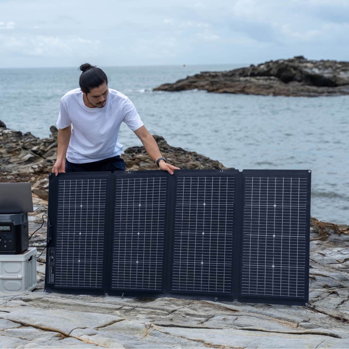 Placa Solar Fotovoltaica Bifacial 220W 7