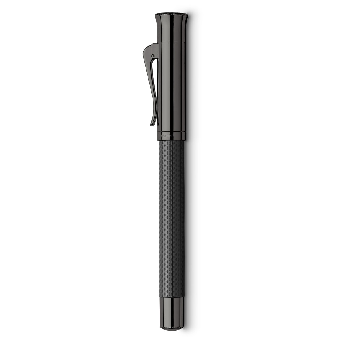 Imagem 0 de Esferográfica Guilloche Black Edition punta M Graf von Faber-Castell - Preto