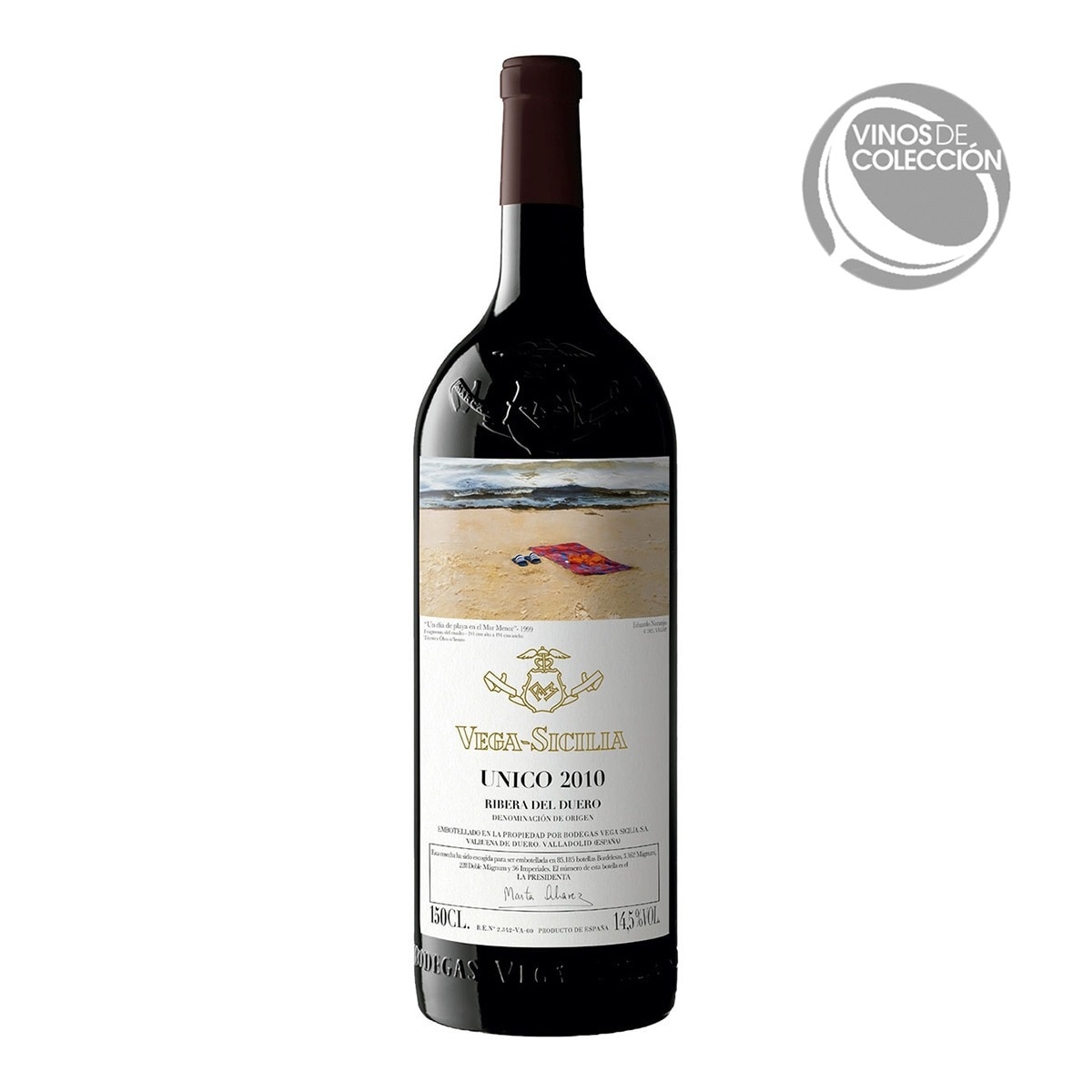 Imagen 0 de Vino tinto Vega Sicilia Unico 2010 Ribera del Duero Doble Mágnum