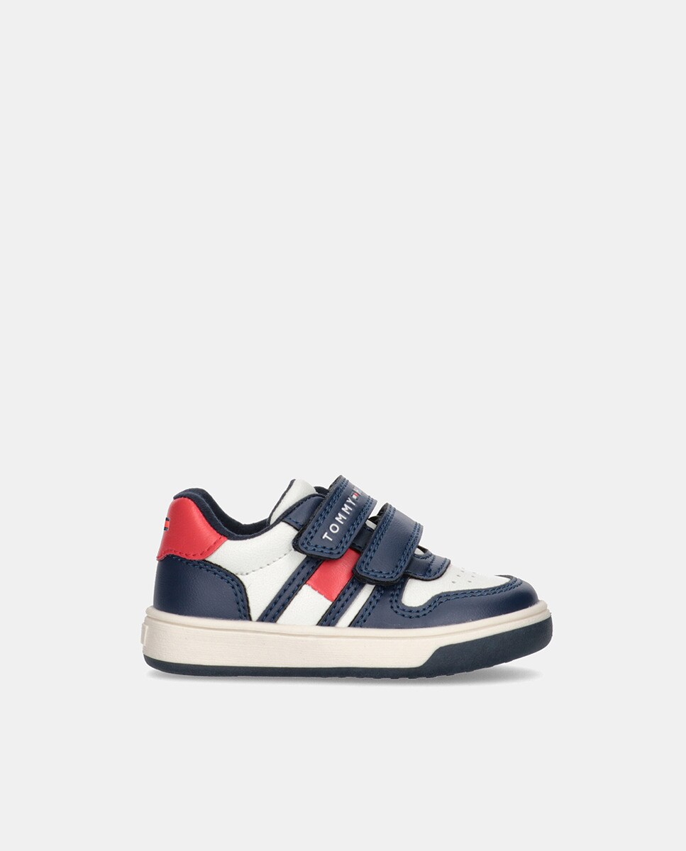 Chaussures basses style baskets à double bride autoagrippante