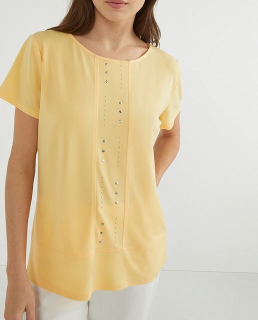 Imagen 0 de Camiseta de mujer lisa manga corta