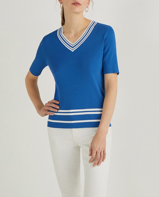 Imagen 0 de Jersey de mujer manga corta liso