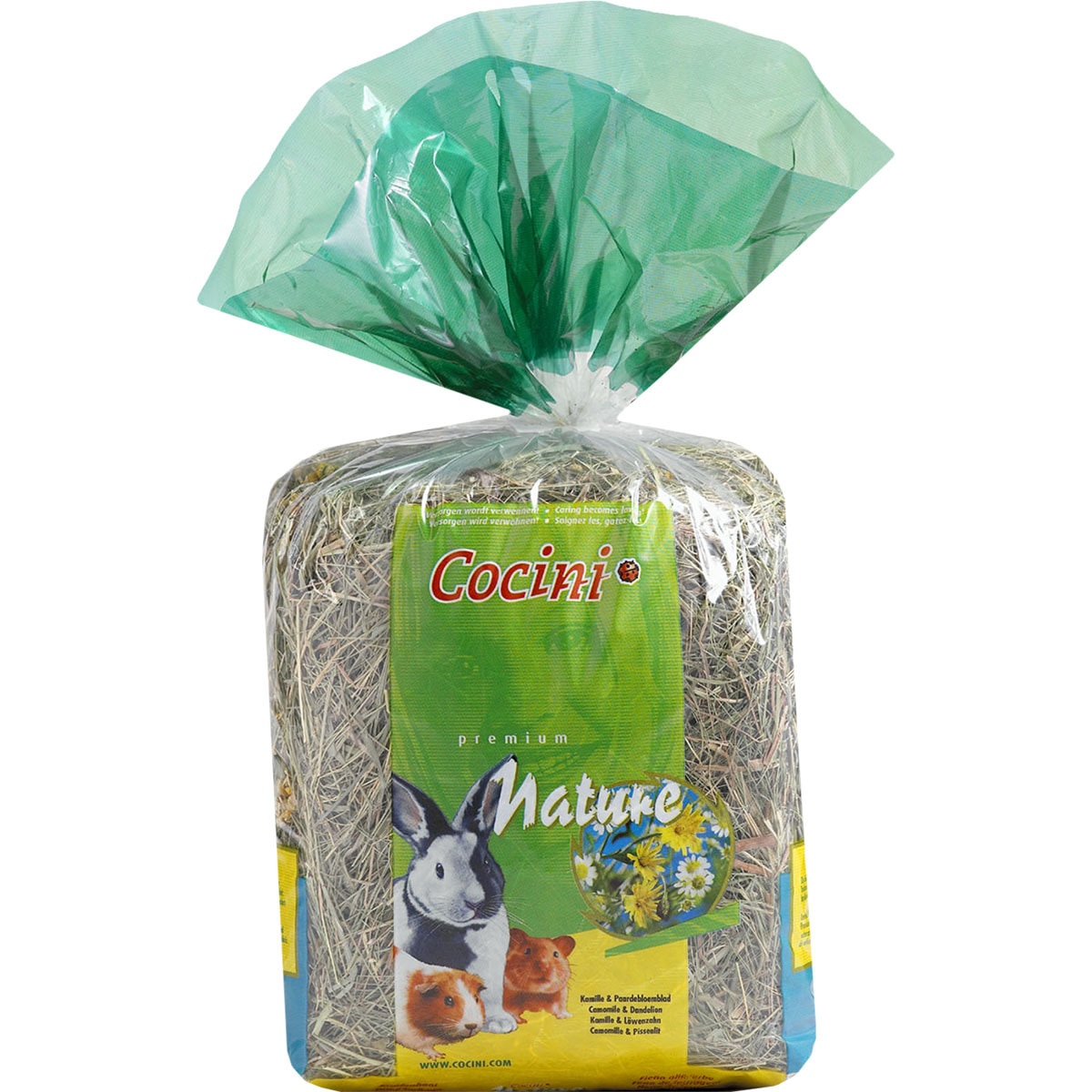 heno para conejos y roedores manzanilla y diente de león envase 500 g