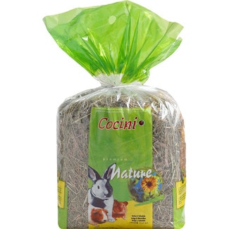 heno para conejos y roedores ortiga y caléndula envase 500 g - Cocini