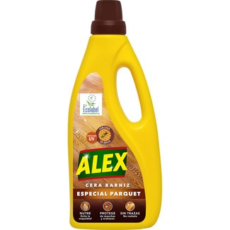cera líquida incolora especial parquet con cera de abeja botella 750 ml - Alex