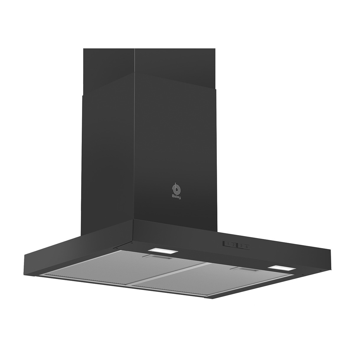 Campana decorativa Balay 3 niveles de extracción,Negro - 3BC066MN Negro-1
