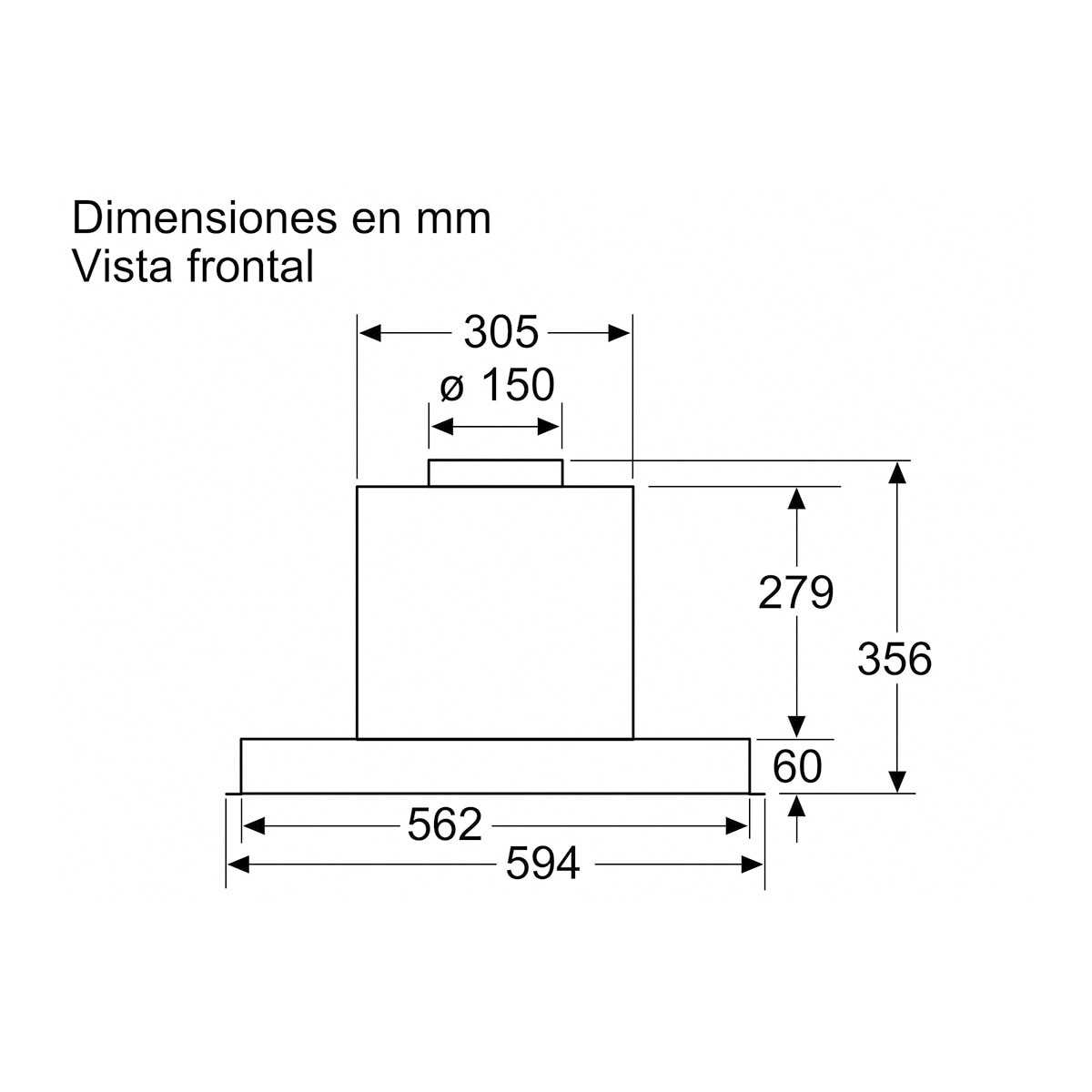 Grupo filtrante Balay con 3 velocidades - 3BD866MN Negro-2
