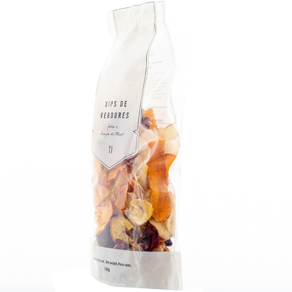 mixed vegetable chips with yuca, sweet potato, banana and beetroot bag 120 g