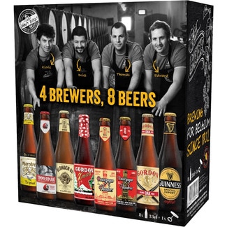 Estuche selección 8 cervezas con abridor botella 33 cl - The Finest Beer Selection