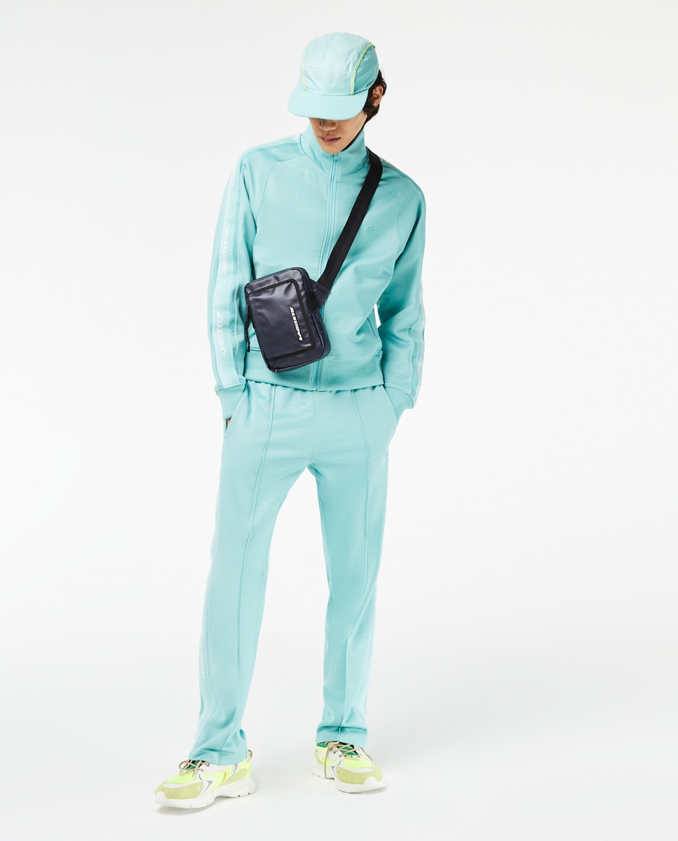 Mala a Tiracolo Mini Vertical com Fecho de Correr - Castanho Azul-5