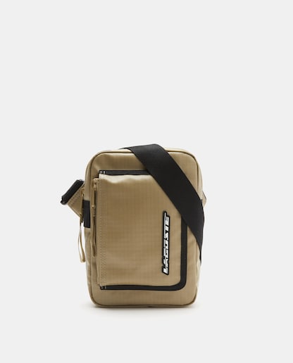 Imagem 0 de Mala a Tiracolo Mini Vertical com Fecho de Correr - Castanho