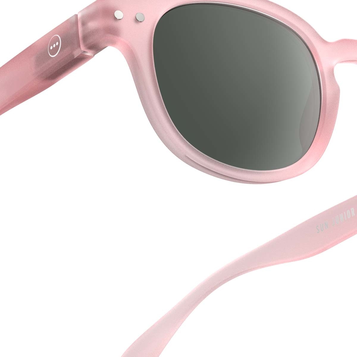 Óculos de Sol para Crianças dos 5 aos 10 Anos # C de Forma Quadrada - Rosa 3