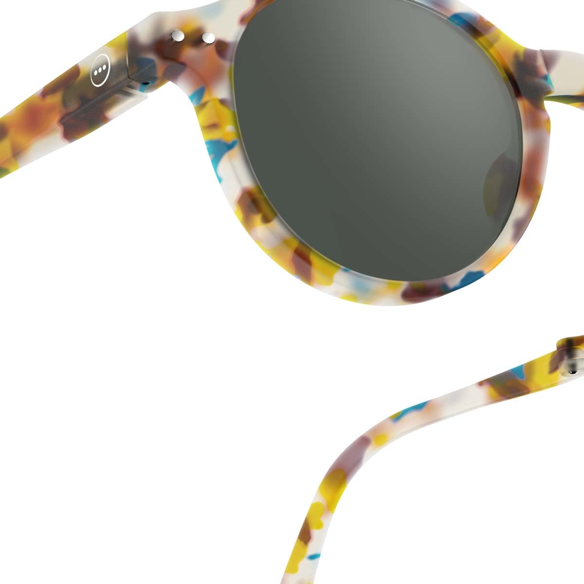 Gafas de sol plegables Izipizi #F forma pantos carey azul 4