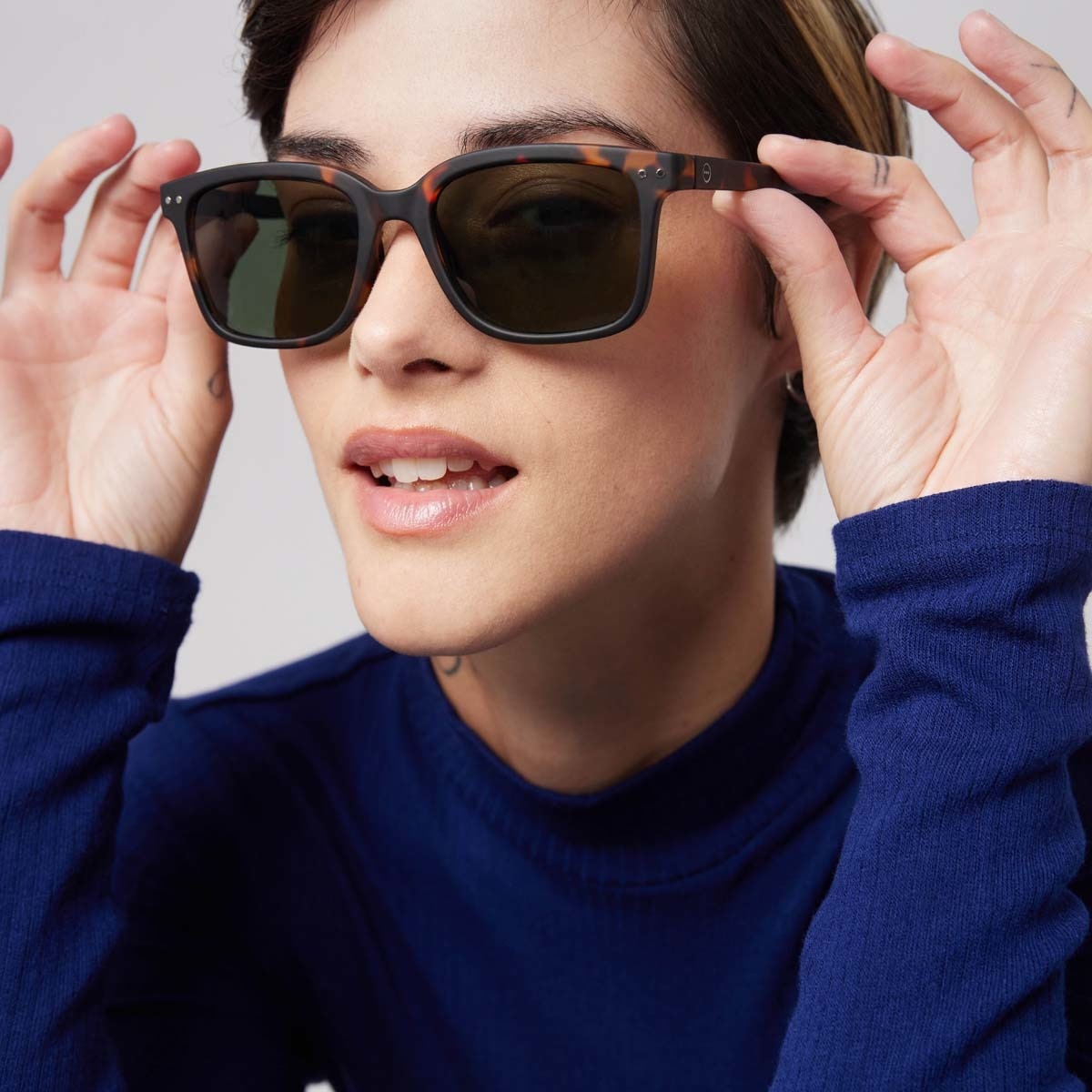 Gafas de sol Izipizi #L forma rectangular carey 2