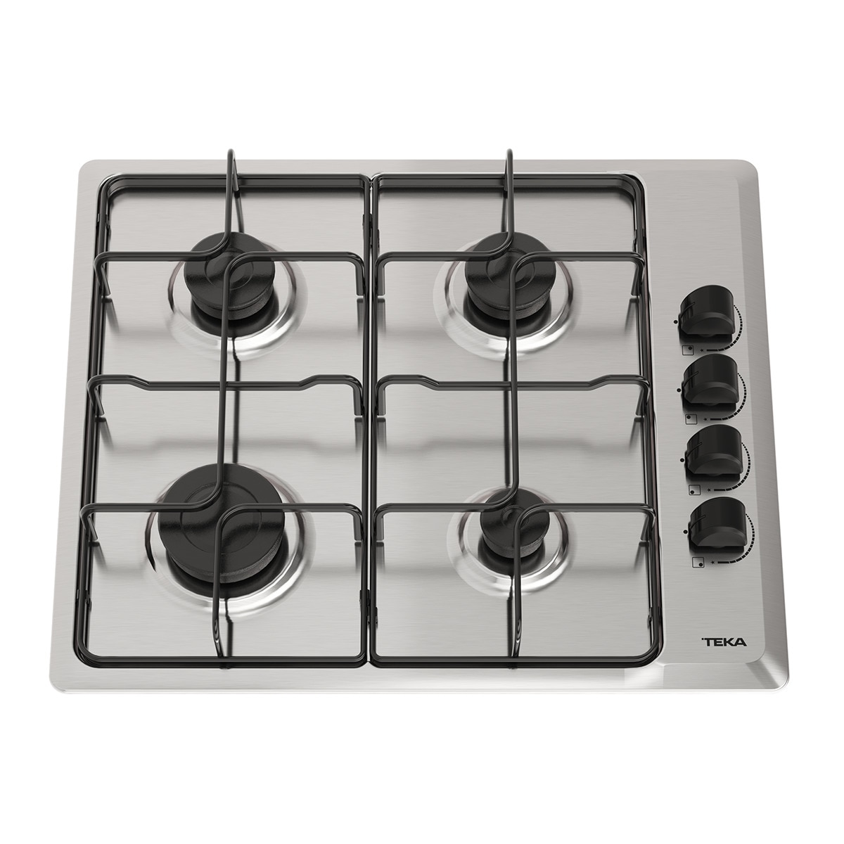 Placa de gas Teka 4 quemadores - HLX 640 KLA Acero Inox-3
