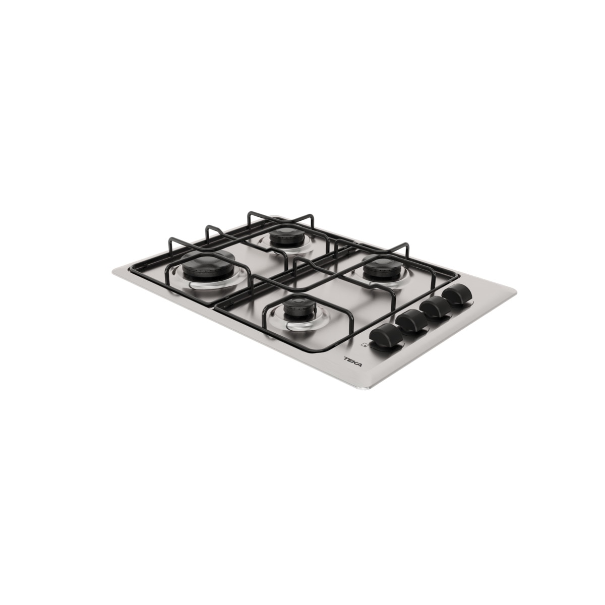Placa de gas Teka 4 quemadores - HLX 540 KLA Acero Inox-4