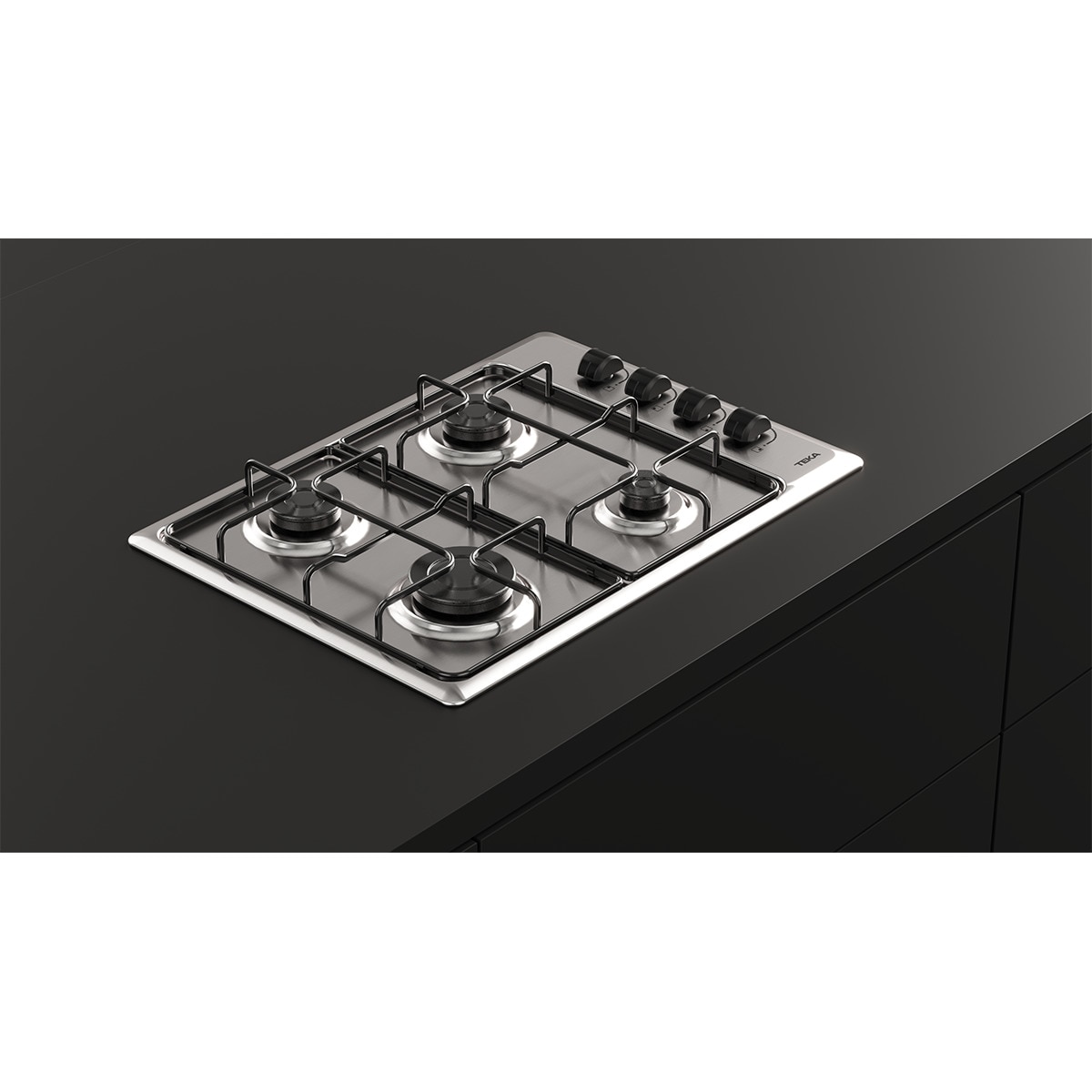 Placa de gas Teka 4 quemadores - HLX 540 KLA Acero Inox-9