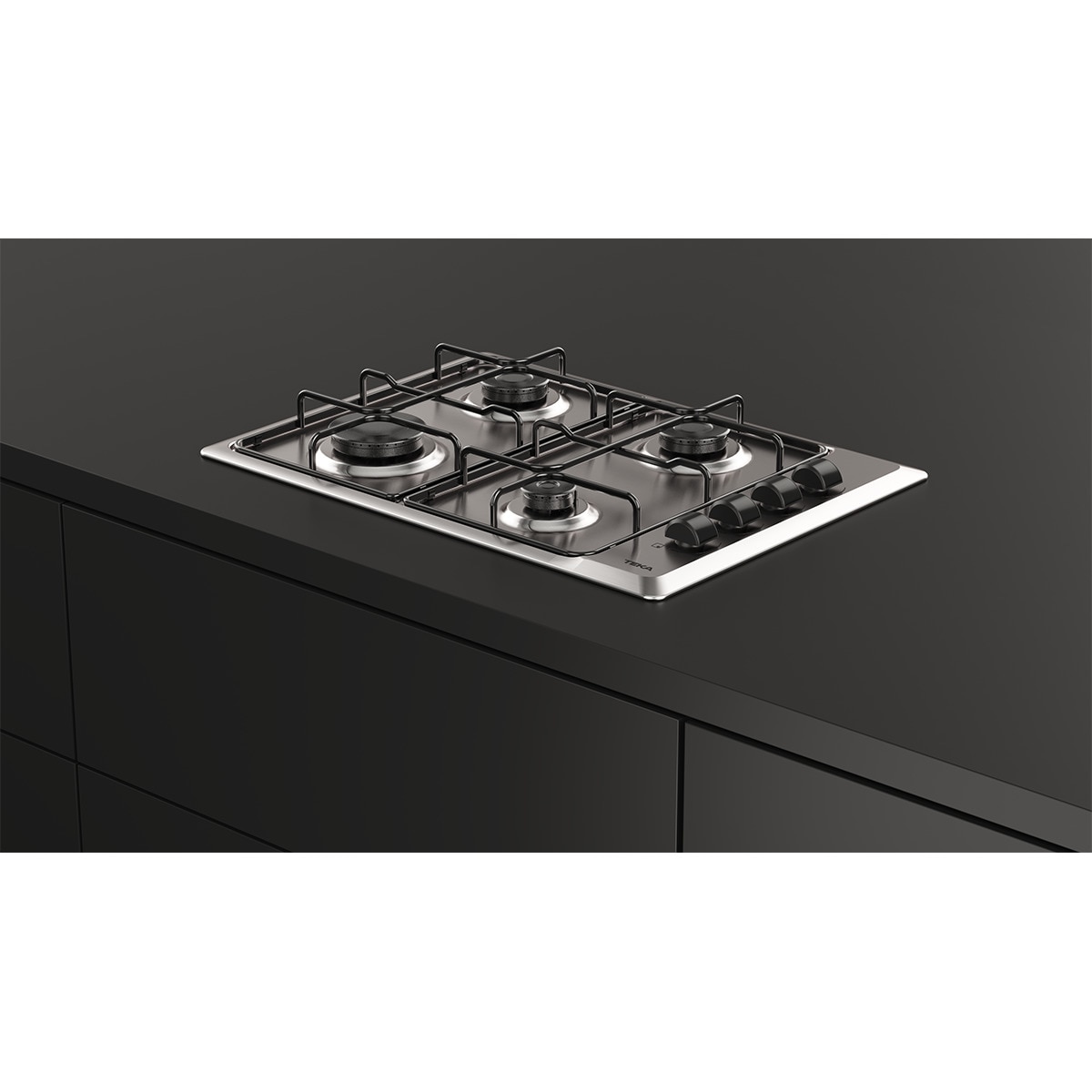 Placa de gas Teka 4 quemadores - HLX 540 KLA Acero Inox-8