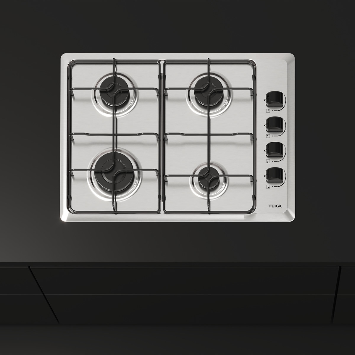 Placa de gas Teka 4 quemadores - HLX 540 KLA · Teka · El Corte Inglés