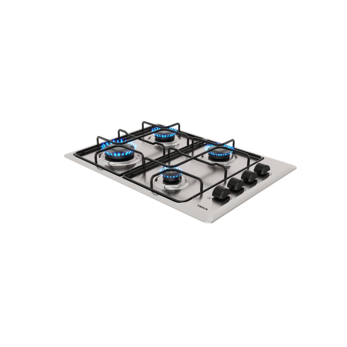 Placa de gas Teka 4 quemadores - HLX 540 KLA Acero Inox-5