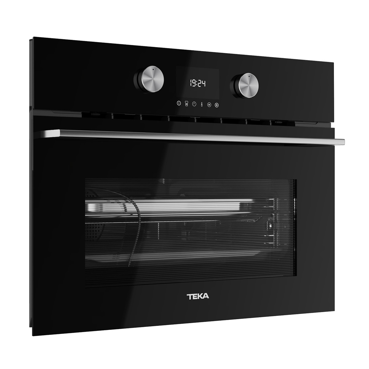 Horno compacto multifunción Teka HydroClean, con 15 funciones - HLC 8470 SC Negro-3