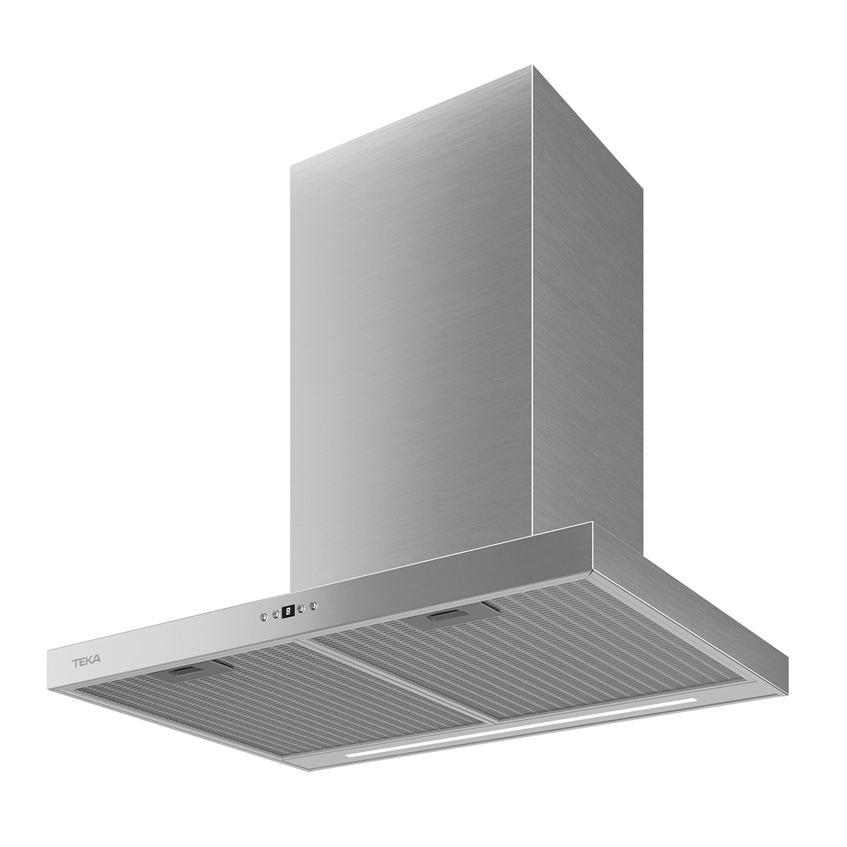 Campana decorativa Teka con 3 velocidades + 1 intensiva y temporizador - DSH 786 INOX Acero Inox-4