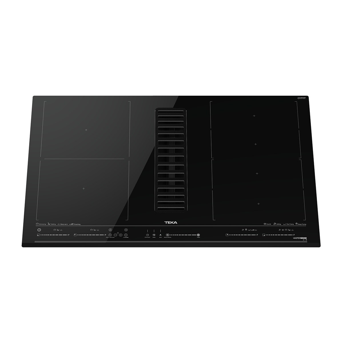 Placa de inducción Teka 6 zonas de cocción, extractor integrado - AFF 87601 MST Negro-4