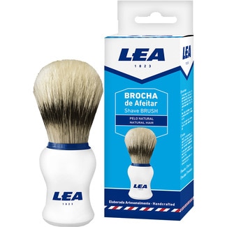 brocha de afeitar de pelo natural caja 1 unidad - Lea
