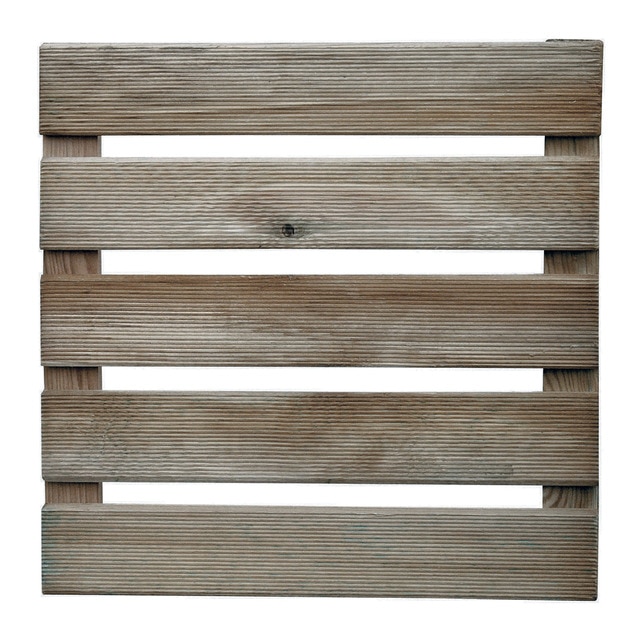 Imagen 0 de Baldosa Madera Pino Exterior Ranurada Lara 40 x 40 x 2,4 cm