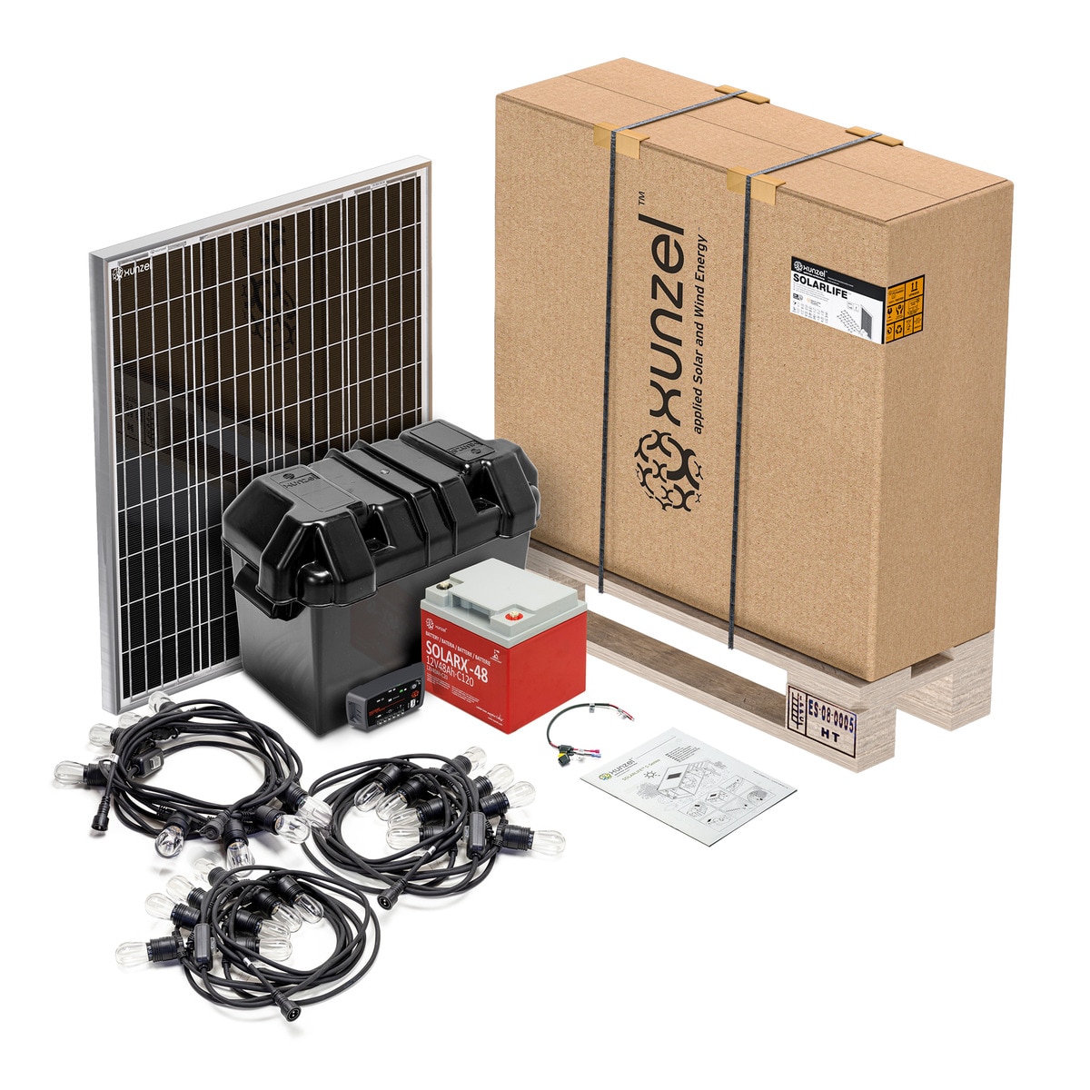 Kit Solar Iluminación LED SOLARLIFE-S-80x24 COSY 1