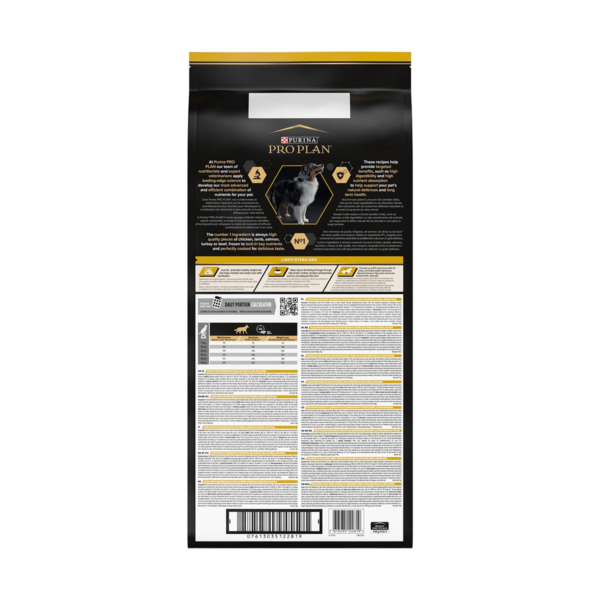 Pienso para perros adultos Purina Pro Plan Light/Sterilised 14 kg 7
