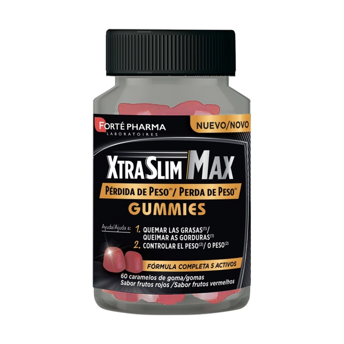 Imagem 0 de Suplemento Alimentar XtraSlim Max Perda de Peso Gomas - 60 uds