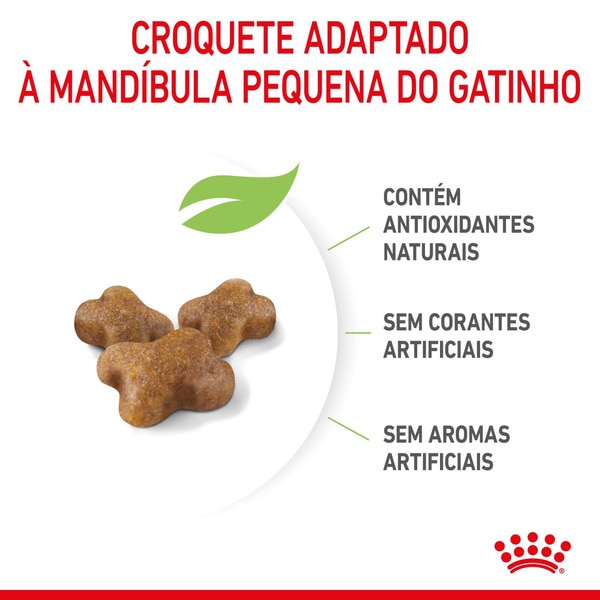 Ração para Gato Kitten a Partir dos 12 Meses embalagem 2 kg