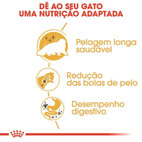 Ração para Gato Persa Adulto a Partir dos 12 Meses embalagem 4 kg