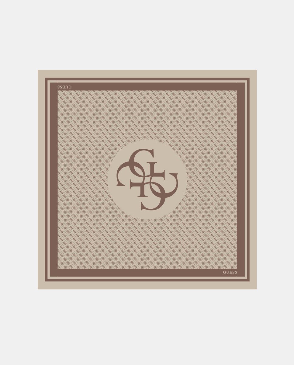 Foulard à imprimé géométrique