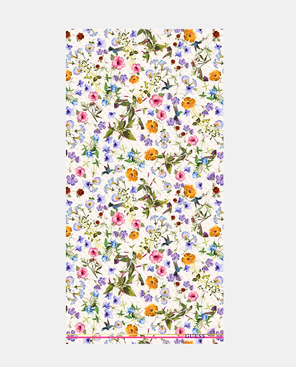 Foulard à imprimé fleurs