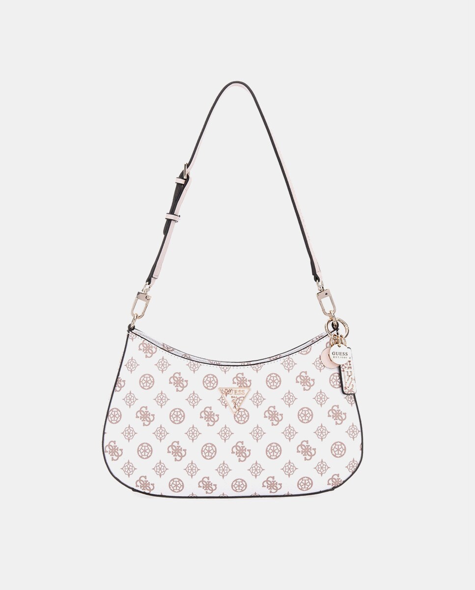 Sac porté épaule Noelle à imprimé logos