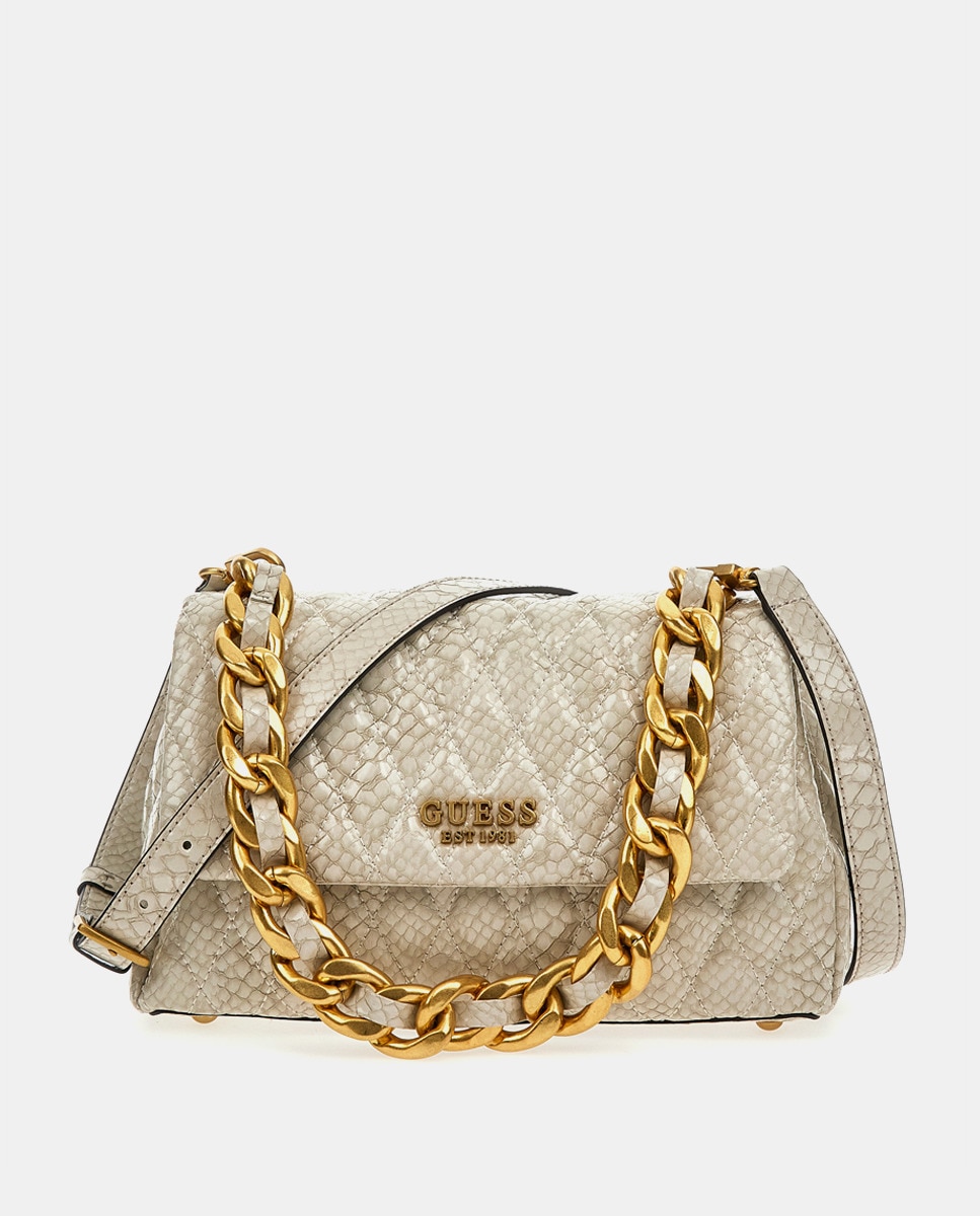 Sac à bandoulière matelassé Dema à rabat