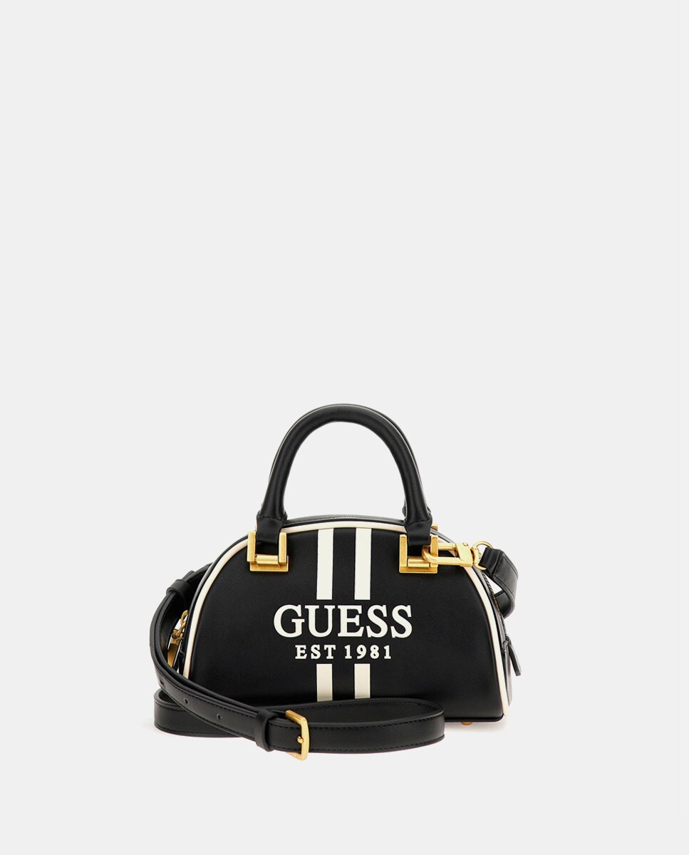 Petit sac à main ovale Mildred avec logo imprimé