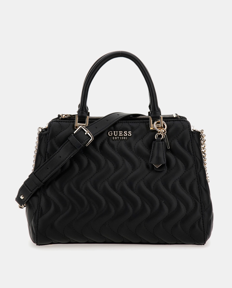 Sac à main Eco matelassé à motif ondulé