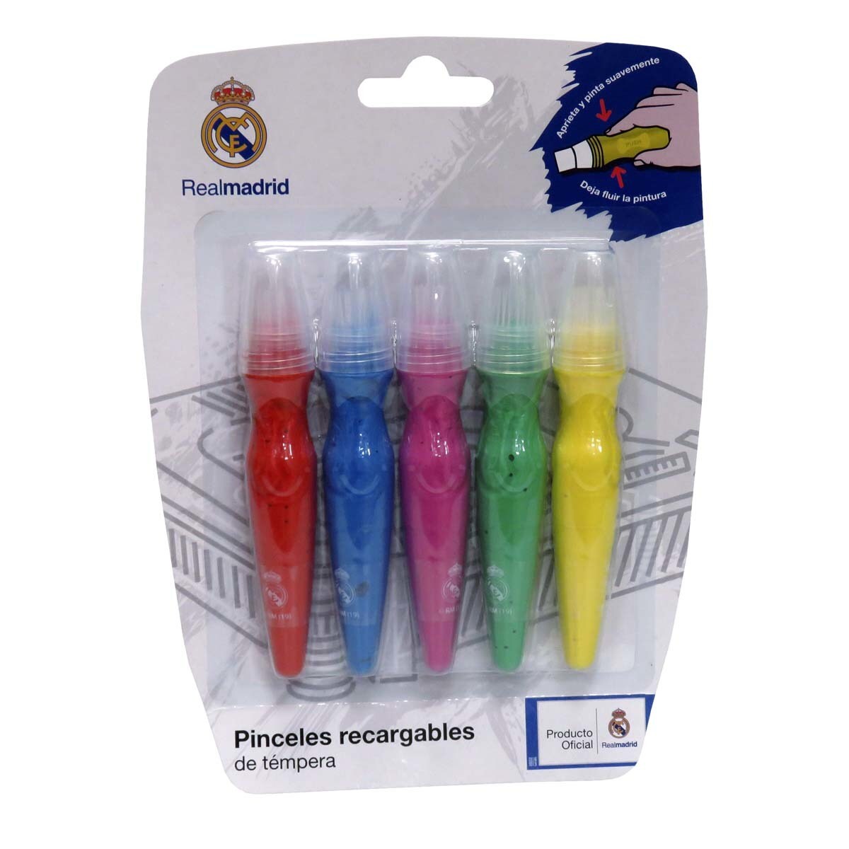 CYP BRANDS Real Madrid Kulturbeutel 28cm - Offizielles Fan Artikel