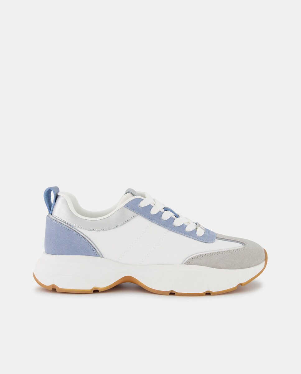 Chaussures basses style running avec semelle chunky