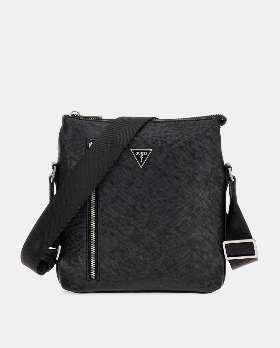 Sac à bandoulière à fermeture zippé