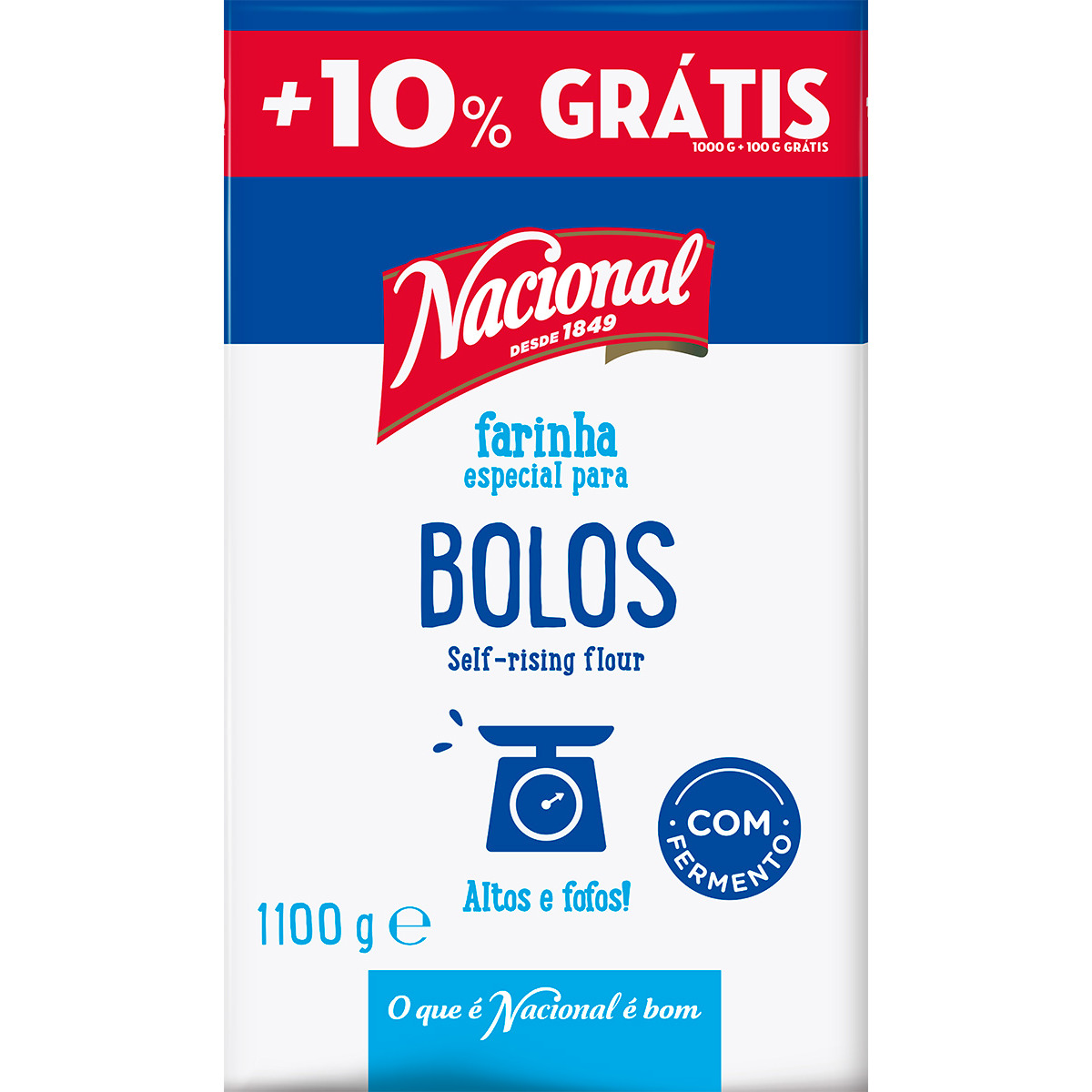 Farinha para Bolos +10% embalagem 1100 g